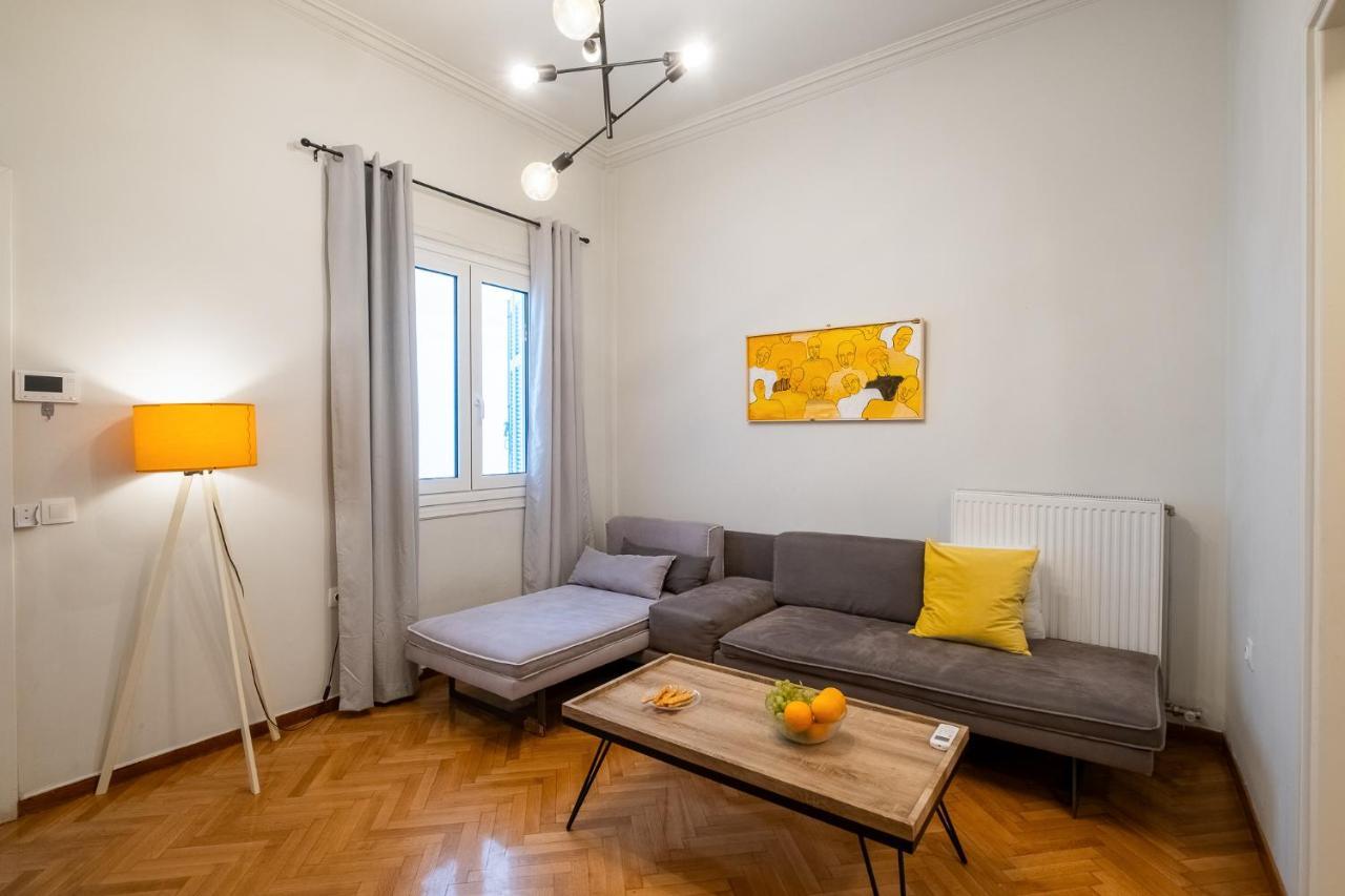 Central5 Boutique Apartments With Common Garden Next To Metro Афіни Екстер'єр фото