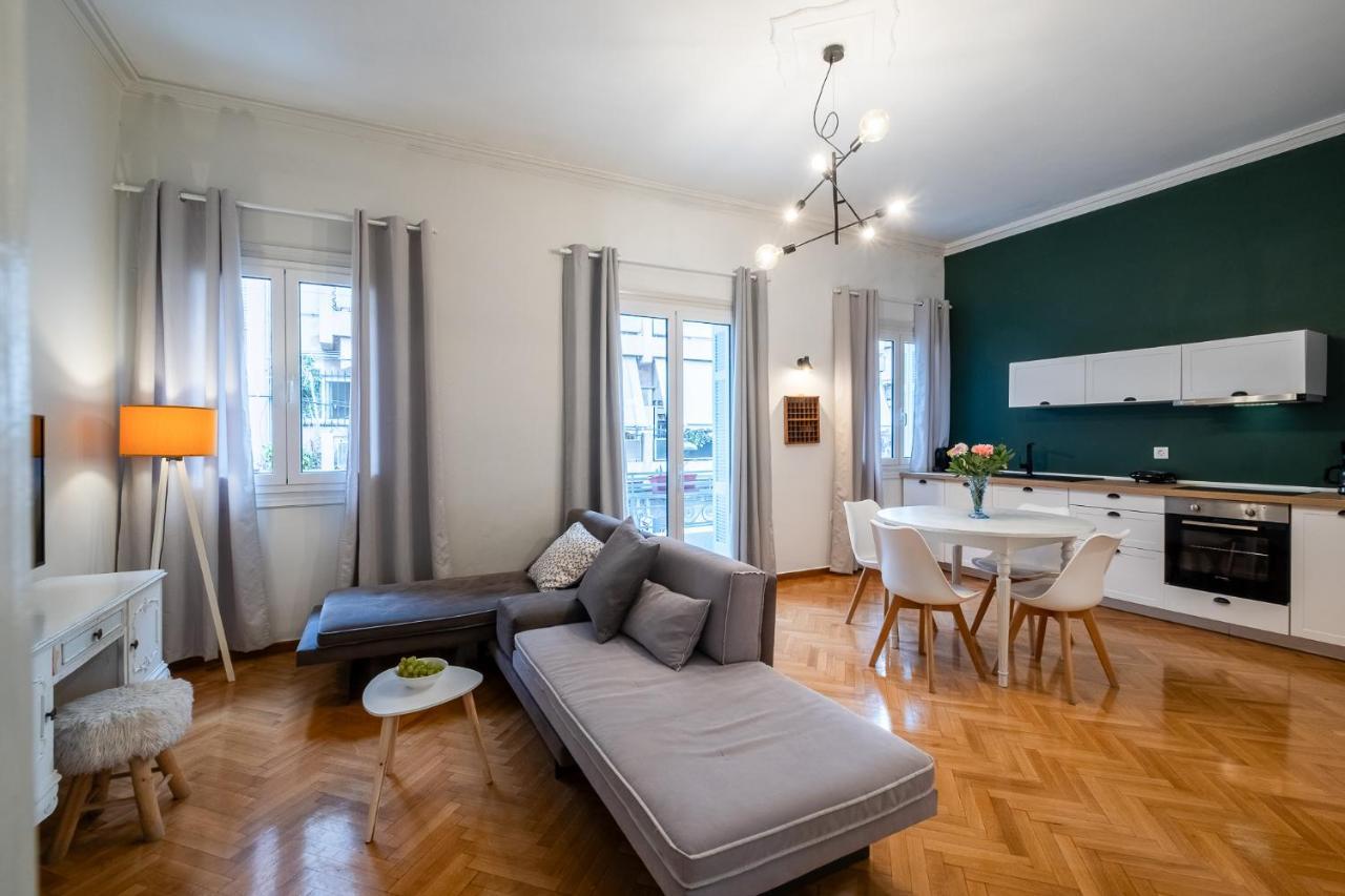 Central5 Boutique Apartments With Common Garden Next To Metro Афіни Екстер'єр фото