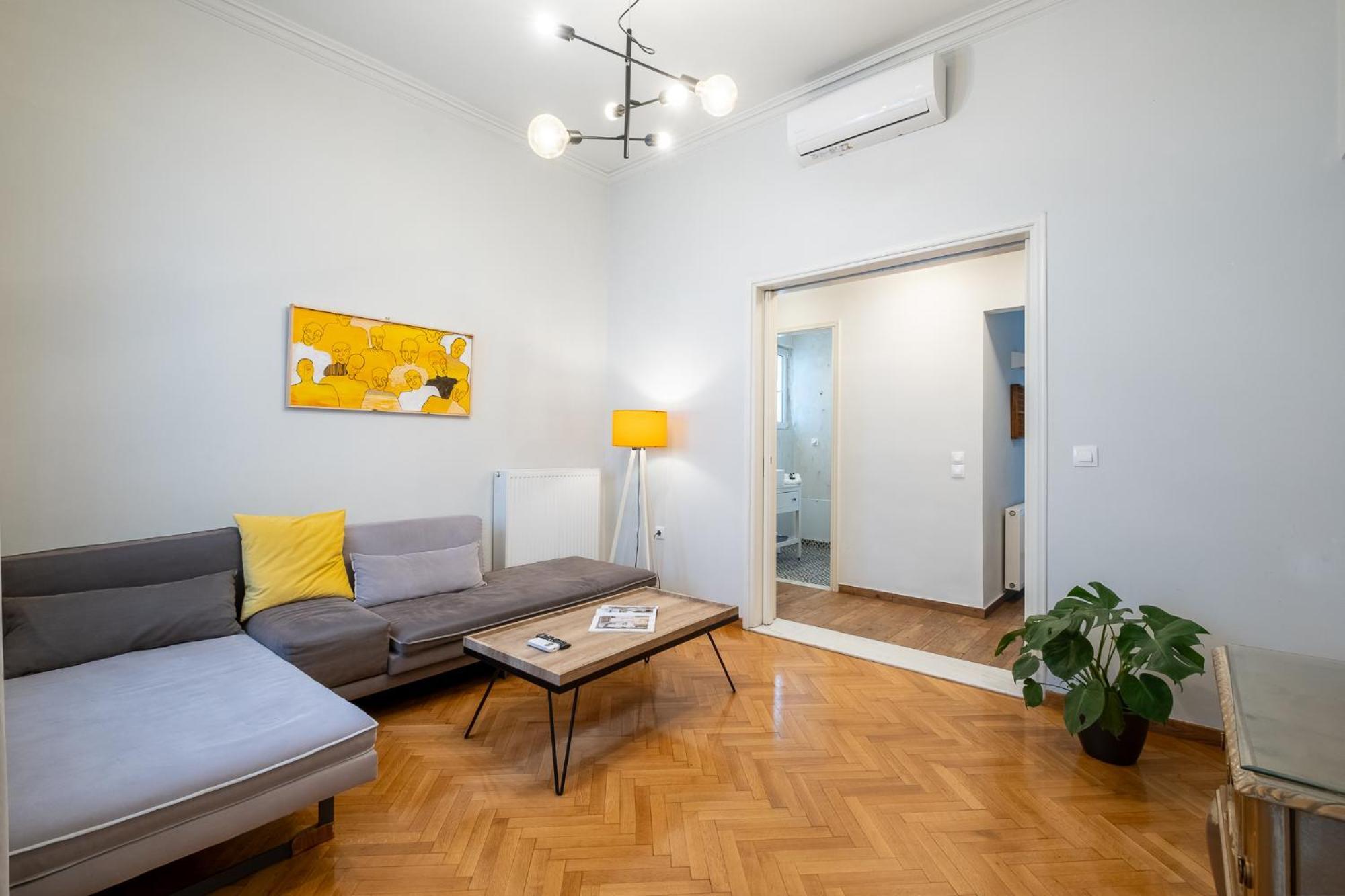 Central5 Boutique Apartments With Common Garden Next To Metro Афіни Екстер'єр фото